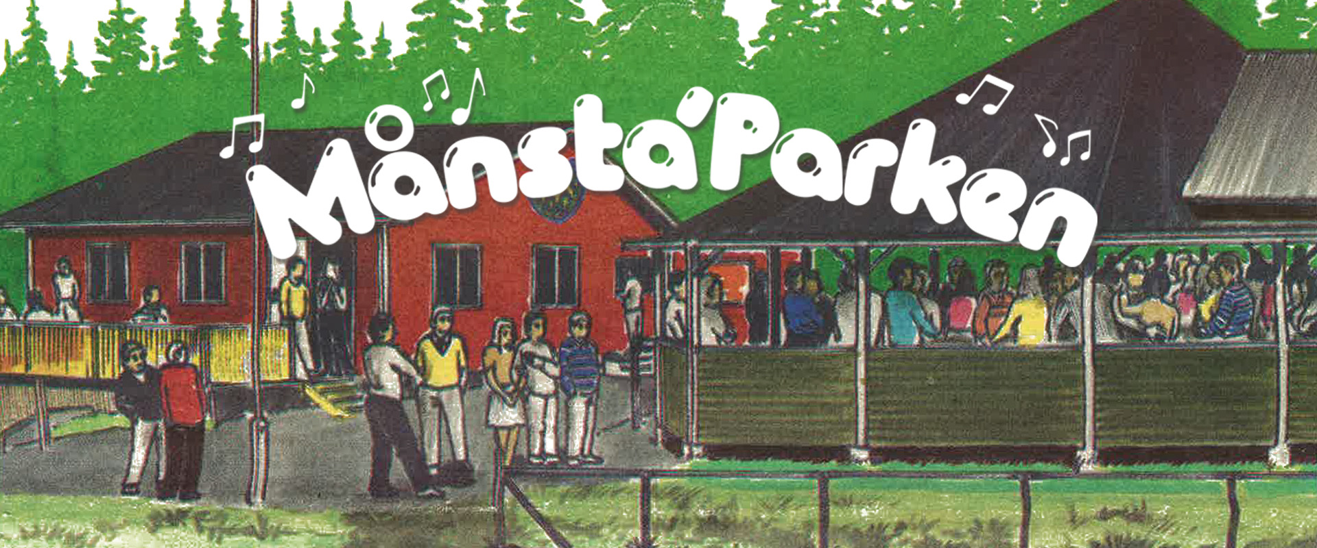Illustration över I afton dans Månstaparken Månstad