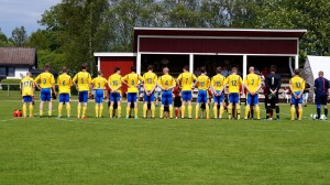 Uppställning inför matchen